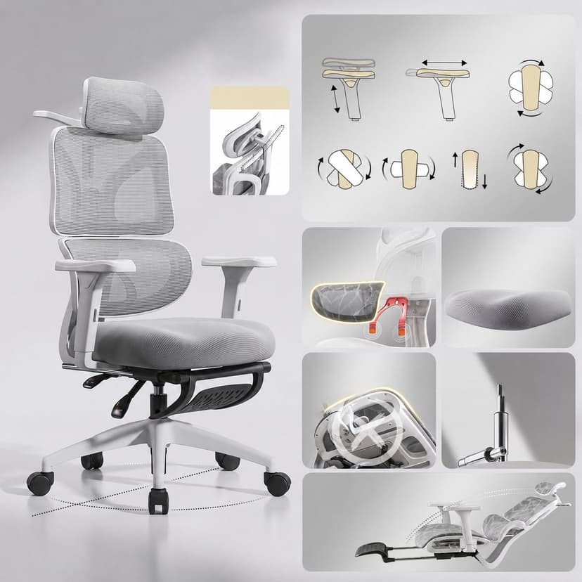 Кресло W203 White